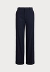 HIGH RISE RELAXED STRAIGHT TROUSER - Nohavice - navy