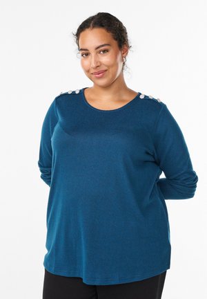 Pluus - ink blue mélange