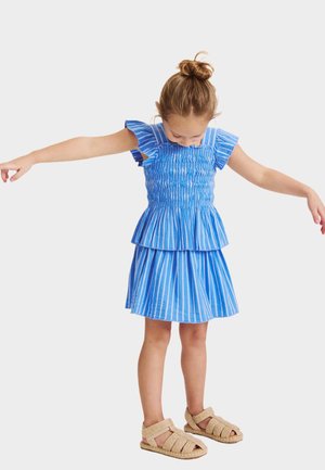 Marks & Spencer, 2 PIECE PURE SHIRRED OUTFIT SET - Jupe trapèze - royal blue