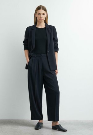 comma, HOSE - Stoffhose - navy