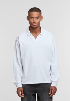 LONGSLEEVES - Bluză polo - brightwhite