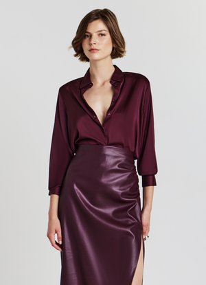 Calliope CLASSICA IN SIMIL - Camicia - bordeaux