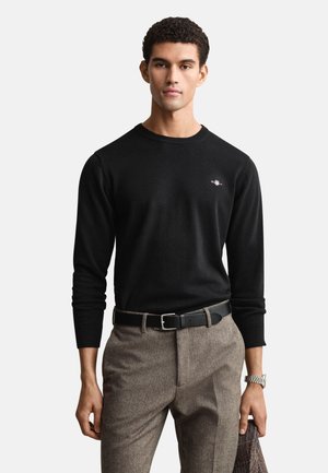 CLASSIC C NECK - Džemperis - black