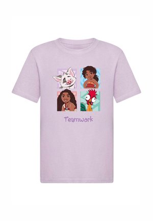 MOANA-TEAMWORK - Print T-shirt - lilac