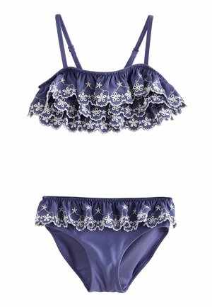 TIERED STANDARD SET - Bikini - navy