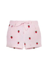 JoJo Maman Bébé - EMBROIDERED PRETTY - REGULAR FIT - Shorts - pink strawberry Immagine in miniatura 1