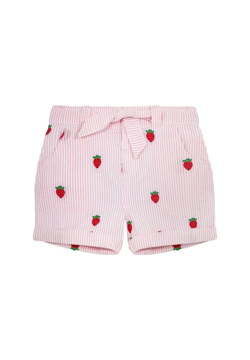 JoJo Maman Bébé EMBROIDERED PRETTY - REGULAR FIT - Šortky - pink strawberry
