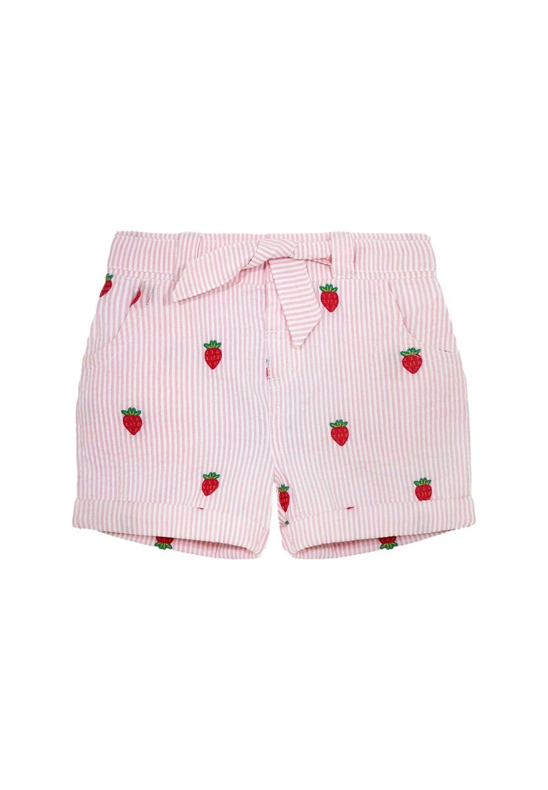 JoJo Maman Bébé - EMBROIDERED PRETTY - REGULAR FIT - Shorts - pink strawberry, Ingrandire