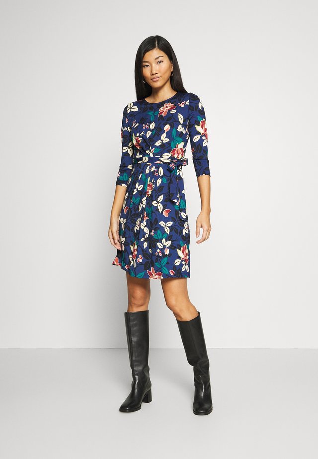 HAILEY DRESS KYOTO - Jerseyjurk - tokyo blue
