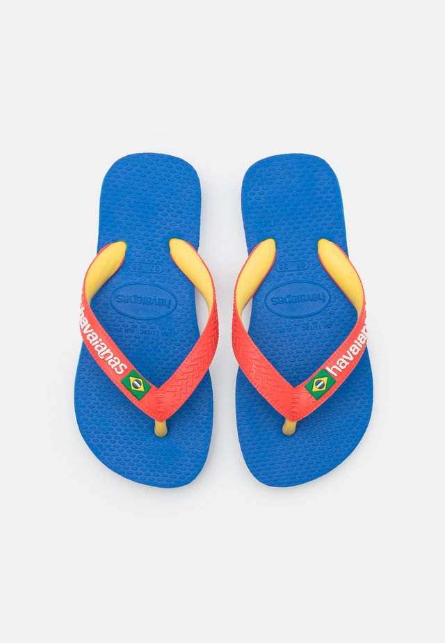 BRASIL MIX - Teenslippers - blue star/white
