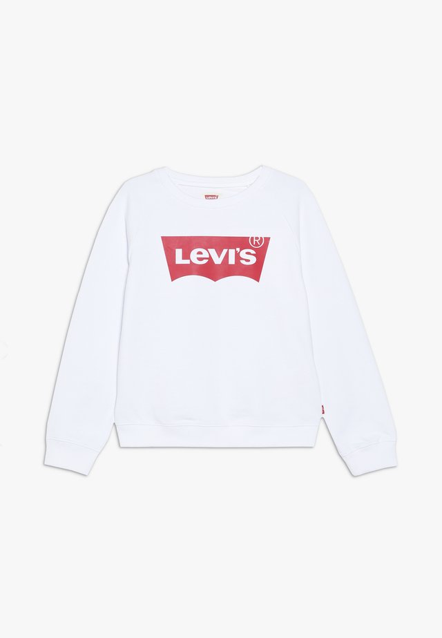 KEY ITEM LOGO CREW - Sweatshirt - red/white