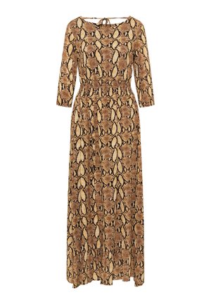 faina, Maxi-jurk - beige schlange