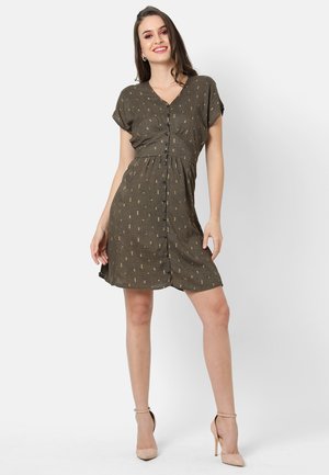 RADICOOL - Shirt dress - brown