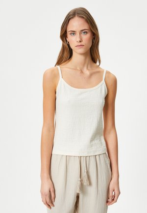 Koton SPAGHETTI STRAPS  - Débardeur - white