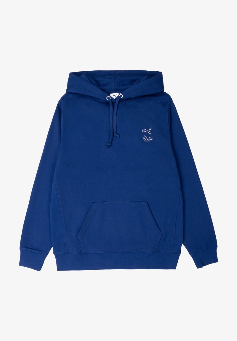 Puma Felpa con cappuccio - blau