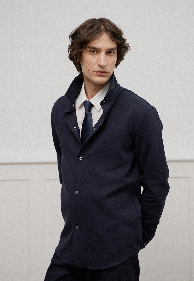 sandro Overhemd donkerblauw