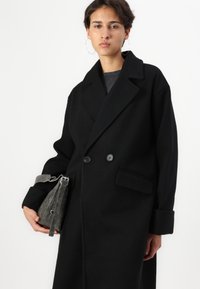 JDY JDYFREJA LONG COAT  - Klasikinis paltas - black