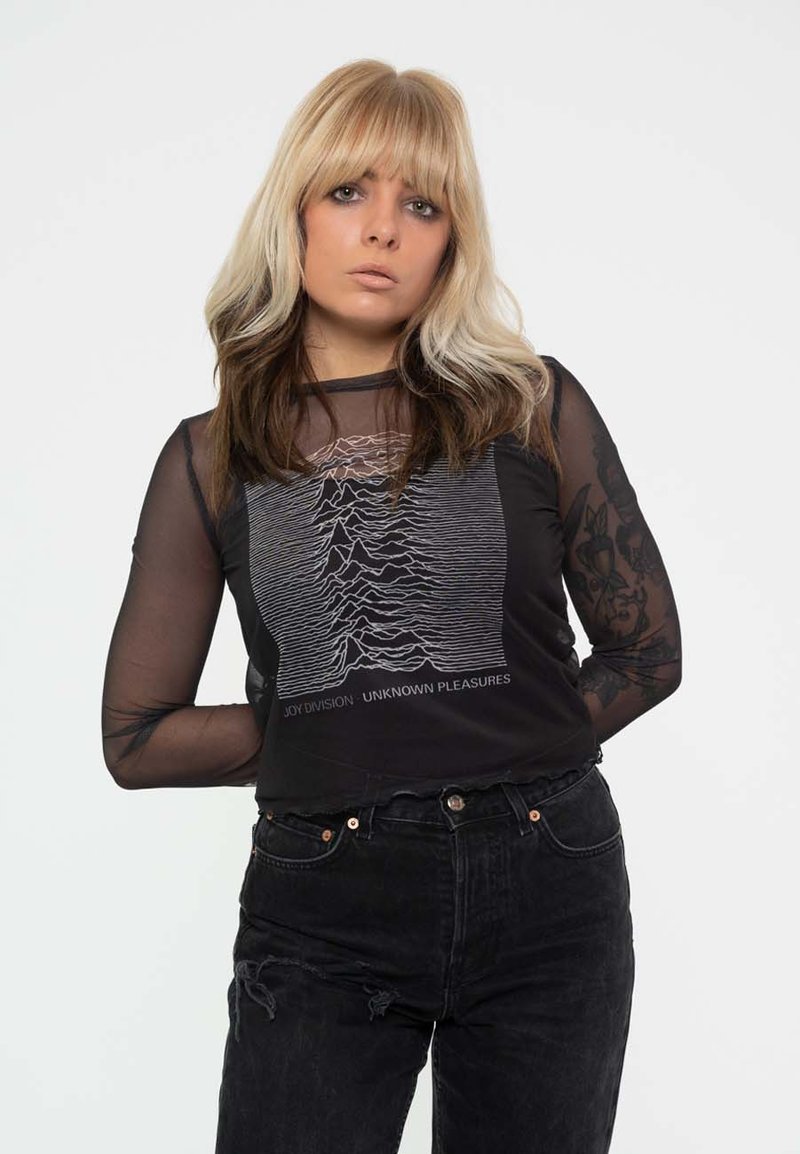 Paradiso Clothing DIVISION UNKNOWN PLEASURES  - Long sleeved top - black