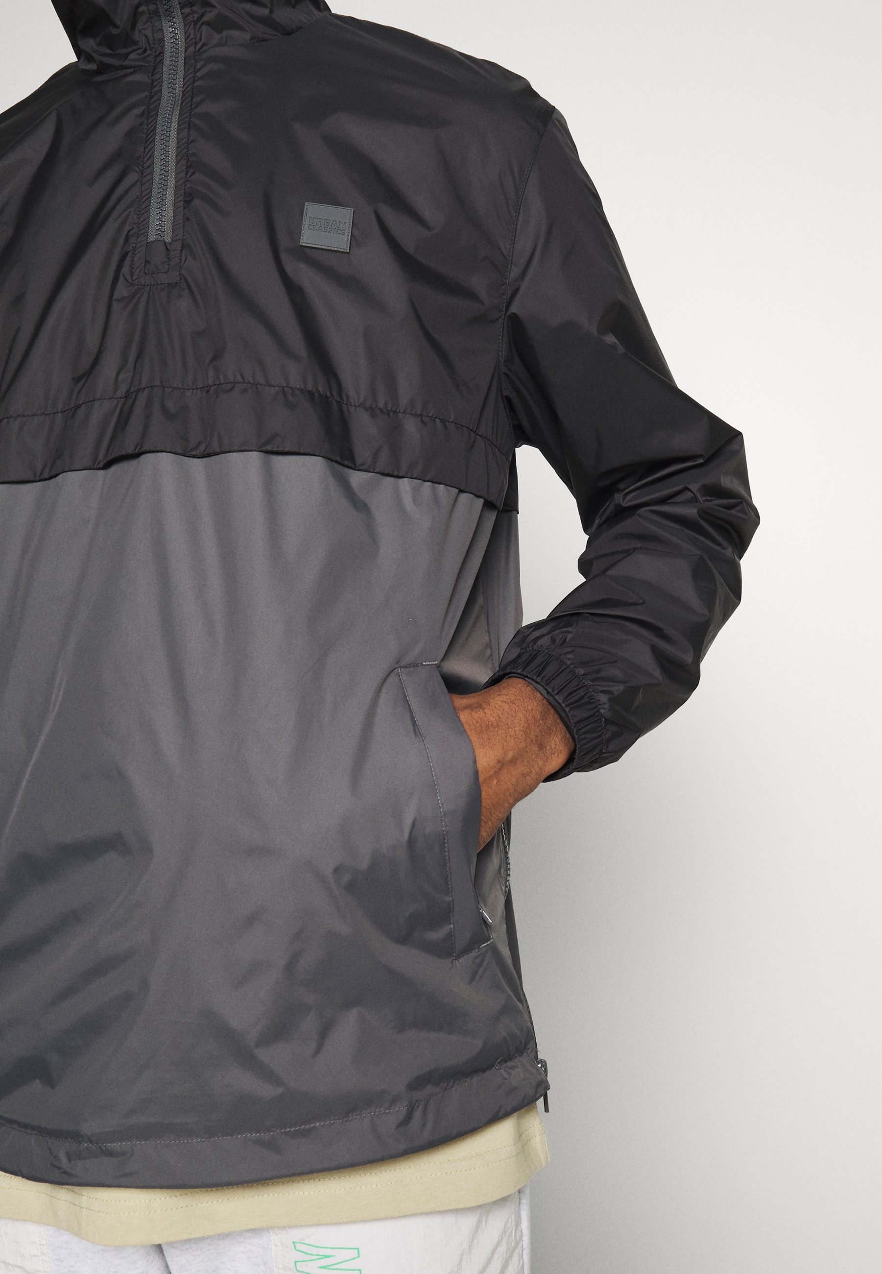 collared windbreaker