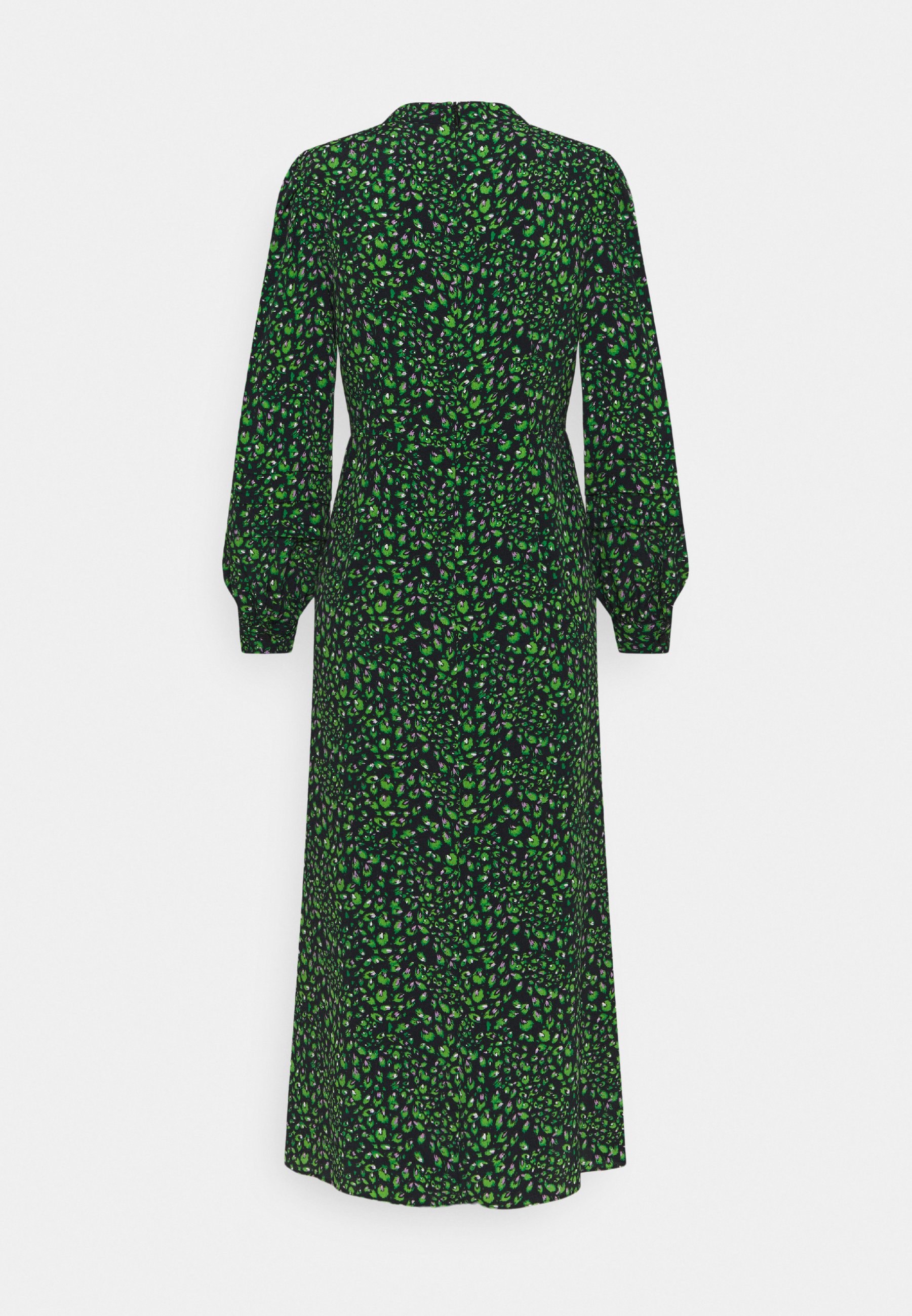 Topshop - PEACOCK MIDI DRESS - Shirt dress - green