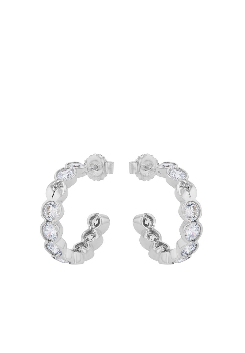 Glanzstücke München Creoles da Donna in Argento Sterling 925 con Zirconia : Glanzstücke München