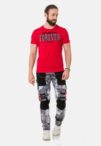 Cipo & Baxx T-Shirt print - red