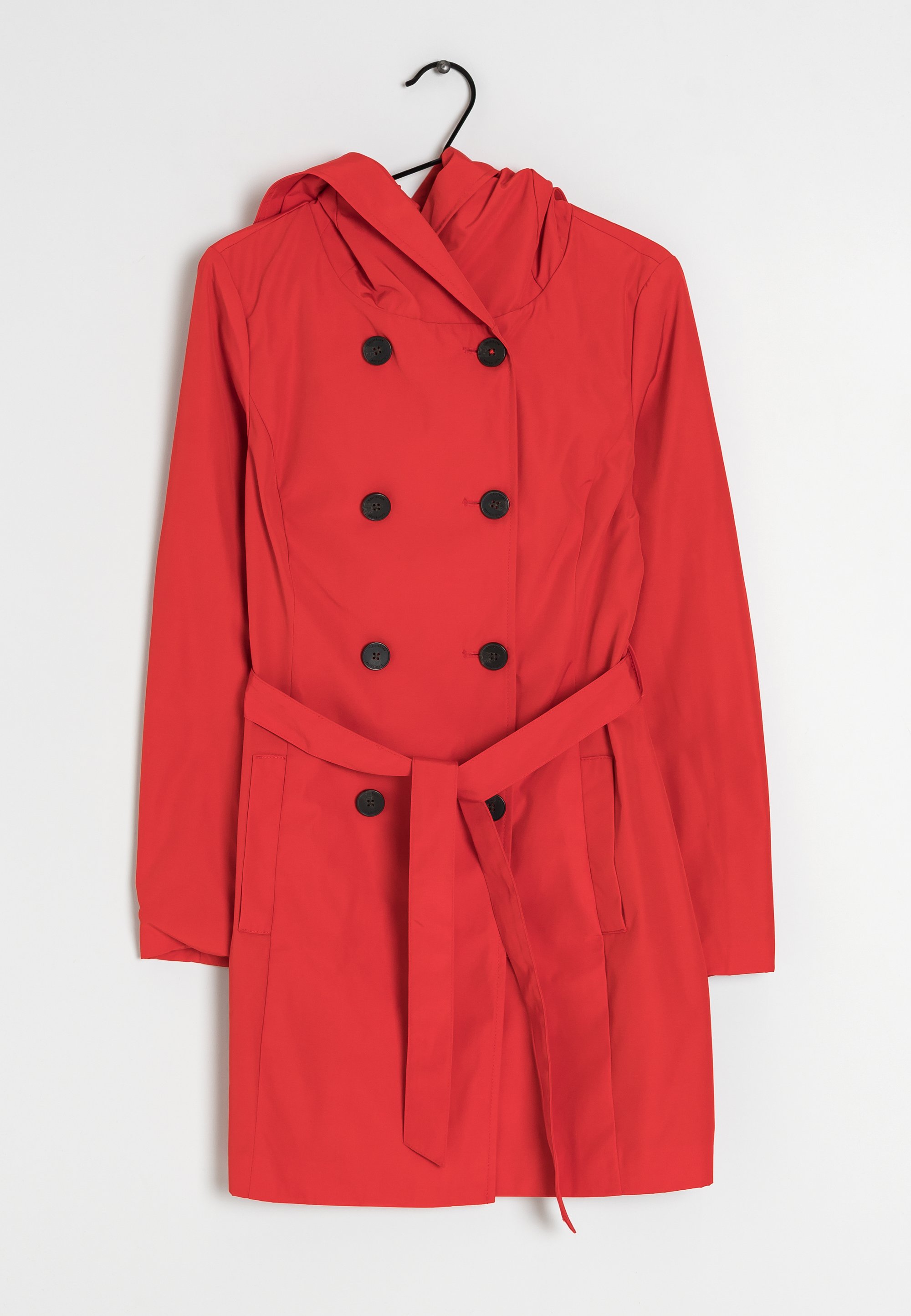 Oliver Damen Mantel S Oliver Roter Mantel Mit Kapuze S Oliver