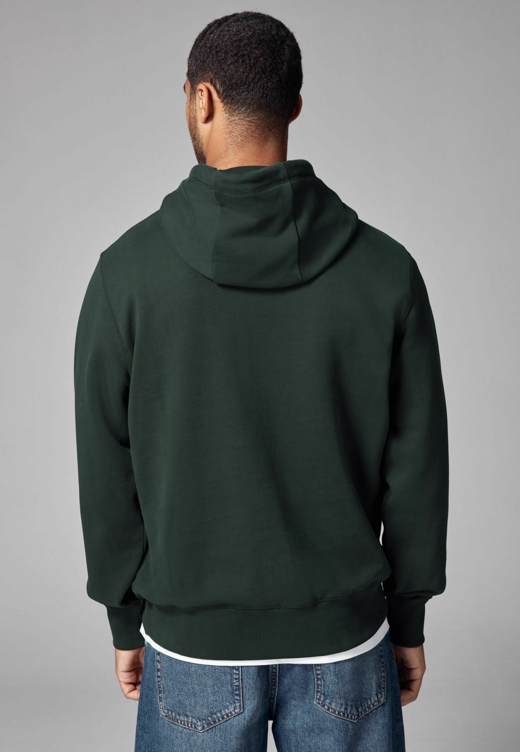 Next SUPER HEAVYWEIGHT - Hoodie - dark green/green - Zalando