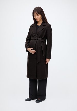Vero Moda Maternity, VMMFORTUNEAYA LONG COAT GA - Класическо палто - chocolate torte