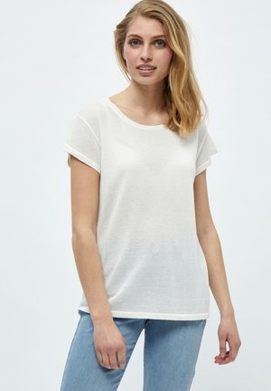 Minus MICARLINA KNIT TEE - T-shirt basic - off white