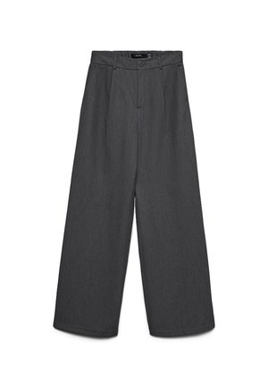Vero Moda VMDALLAS  - Trousers - dark grey melange