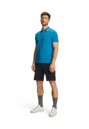 BASIC POLO SHIRT COLOUR EDGE - Polo shirt - ocean
