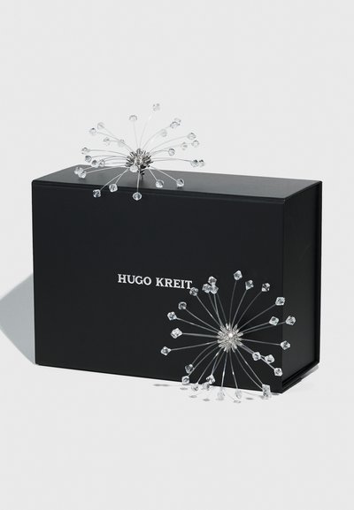 HUGO KREIT BALL EARRINGS - Naušnice - sil