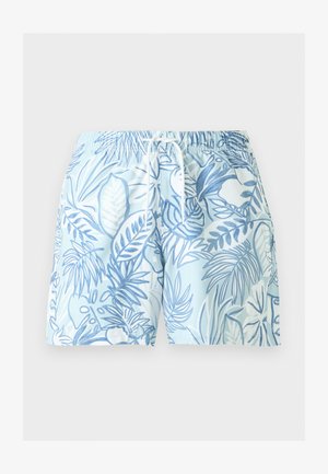Hollister Co., CORE LEAFY FLORAL - Badeshorts - blue