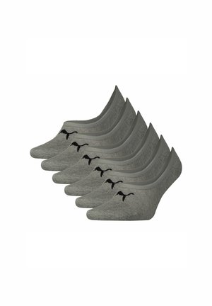 UNISEX 6ER PACK - Socquettes - grau