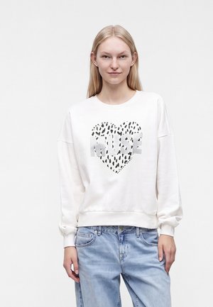 ONLY, ONLTAMMIE LEO PRINT O NECK - Sudadera - cloud dancer