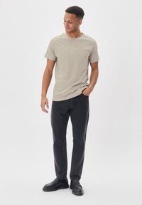 Matinique JERMANE STRIPE - T-shirts print - morel