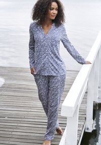 LASCANA SET - Pyžamová sada - dunkelblau getupft