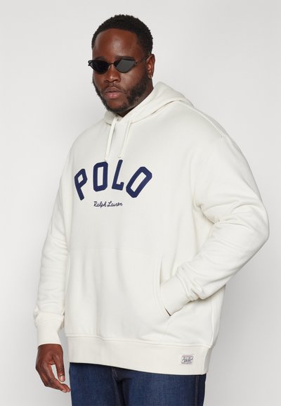 Polo Ralph Lauren Big & Tall LONG SLEEVE - Mikina s kapucí - antique cream