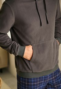 Next REGULAR FIT - THERMAL LONG SLEEVE SET - Pyjama - grey navy blue check