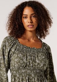 Apricot DITSY LONG SLEEVE  - Freizeitkleid - khaki
