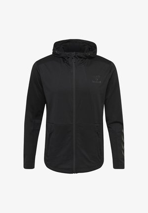 Hummel, ASTON - Sweater met rits - black