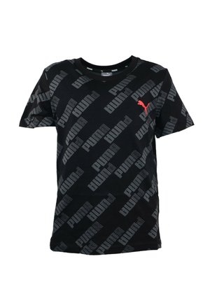 MANICA CORTA - T-shirt con stampa - black