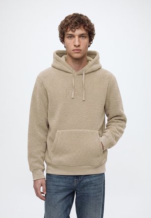 GAP, V INTX HOOD - Суитшърт с качулка - flannel taupe