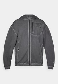 GYM LIFESTYLE FULL ZIP HOODIE  - Majica s kapuljačom i patentnim zatvaračem - black