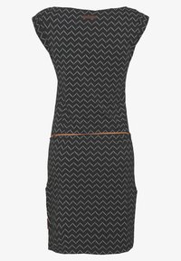 Ragwear TAG ZIG ZAG - Etuikleid - black