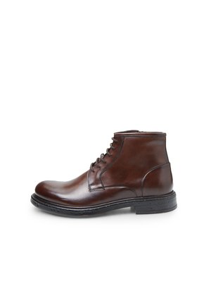 Lace-up ankle boots - marrone