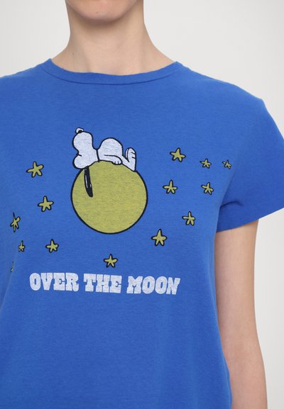 RE/DONE CLASSIC TEE SNOOPY MOON - Μπλουζάκι με στάμπα - lapis