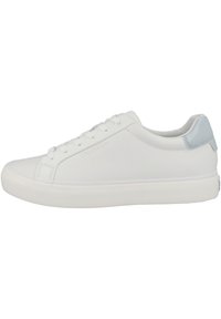Calvin Klein VULCANIZED LACE UP LOW  - Sneaker low - white pearl blue