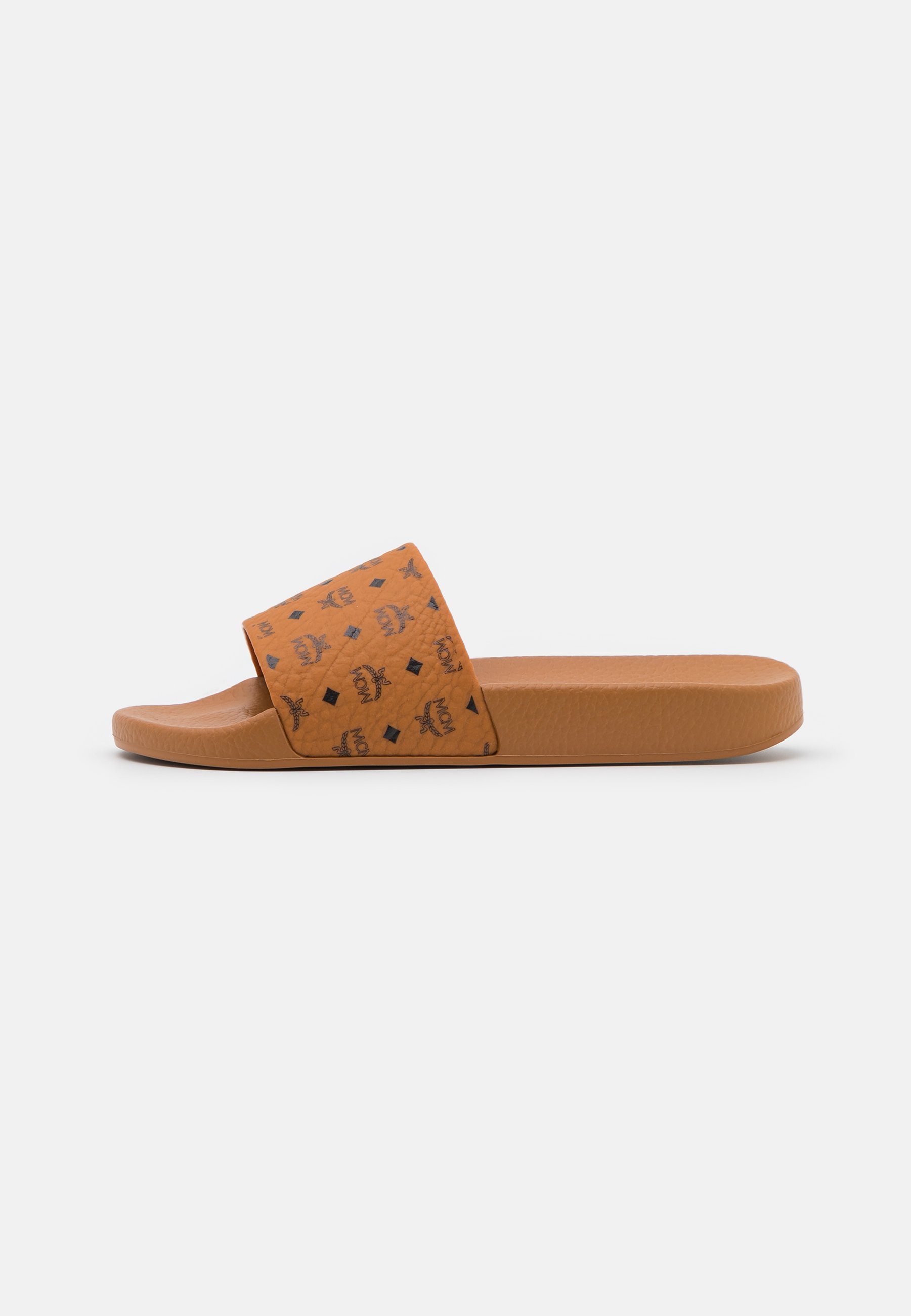 mcm rose gold slides